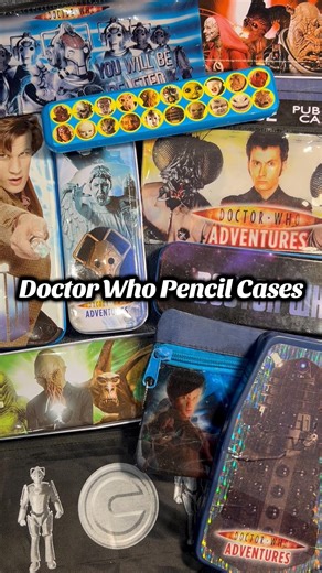 Growing up with the Tenth/Eleventh Doctors 🤝 having a Doctor Who pencil case. Who remembers these?