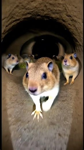 Inside a prairie dog burrow #prairiedogs #wildlife