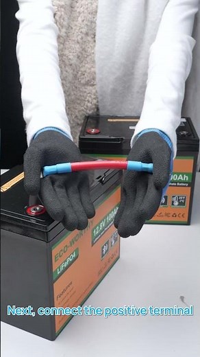 How to wire two 12V batteries into a 24V system 🔋⚡Series wiring explained step by step.