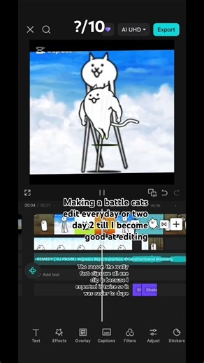 Day two of making a battle cats edit everyday or two #battlecats #editing