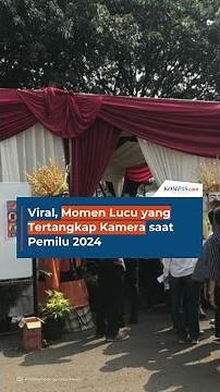 Viral, Momen Lucu yang Tertangkap Kamera saat Pemilu 2024