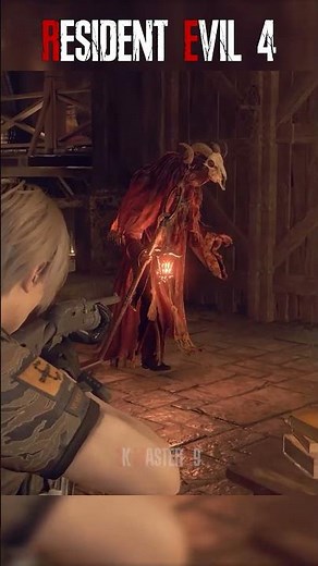 Riot Gun vs Red Guardian RE4 Remake #shorts #residentevil4 #residentevil #re9 #leonskennedy