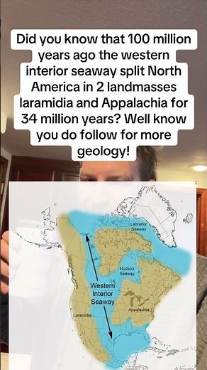 Did you know about the western interior seaway? #geology #earthscience #geologyrocks