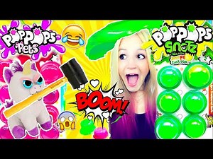 POPPOPS SNOTZ SLIME SURPRISE ZERSCHLAGEN 😂 diy Pop Its Schleim Spielzeug clay cracking I PatDIY