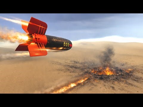 Testing the Strongest Nuclear Bombs in a Desert | GMod