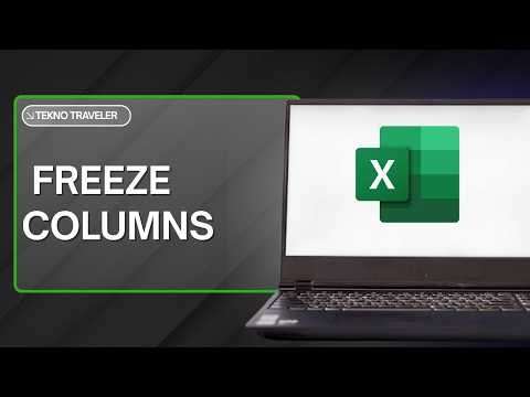HOW TO FREEZE COLUMNS IN EXCEL A SINGLE OR MULTIPLE COLUMNS