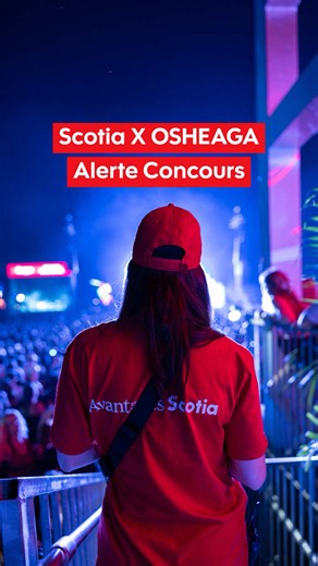 La saison des festivals est de retour et on vous offre une expérience VIP à OSHEAGA 🎶 D’ici le 3 juillet, courez la chance de gagner un week-end VIP à @OSHEAGA pour vous et 3 amis. Le grand prix comprend: 🎟️ 4 billets Or Casino de Montréal 🏨 Hébergement à l’hôtel ✈️ Vols aller-retour Ne manquez pas ça! 👉 Participez dès maintenant via le lien en bio. Consultez le règlement complet et les critères d’admissibilité sur le site du concours. #ScotiaTok #Concours