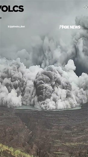 WATCH: What was described as a 'minor' volcanic eruption didn't look minor on cam...
