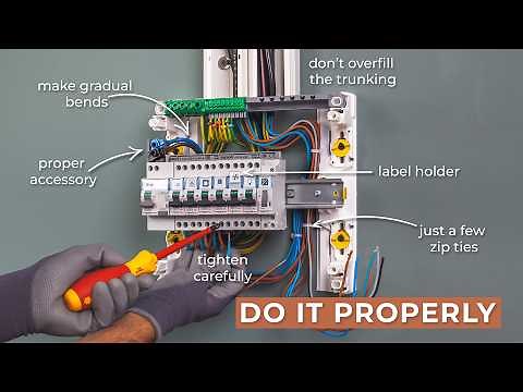 Wiring an Electrical Panel in Detail | Practical Tips that matter
