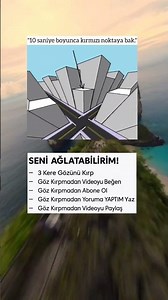 10 saniye kırmızı noktaya odaklan