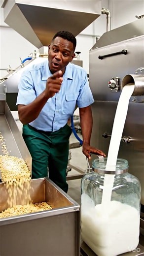 Soybeans Turning Into Milk Live 🫘🥛⚙️ | Satisfying Farm Machine Demo