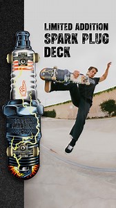 Shop our limited edition spark plug skate deck 💥🛹 | Loser Machine