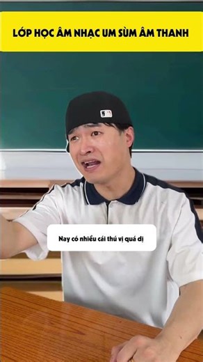 Lớp học âm nhạc um sùm âm thanh !!