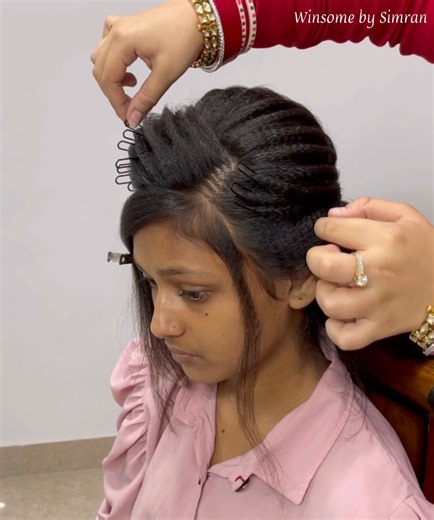 345K views · 7.7K reactions | Step by Step Advance Hairstyle Tutorial with Product Details | WinsomebySimran | Facebook
