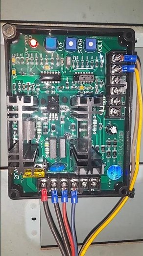 Automatic Voltage Regulator #avr #gavr #generatoravr #generator #avrinstallation #sx460avr #20Aavr