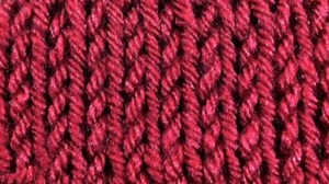 Double Knit Fabric Knitting Stitch Pattern