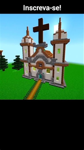 Como construir igreja católica colonial no Minecraft!