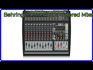 REVIEW (2025): Behringer PMP4000 Powered Mixer. ESSENTIAL details.