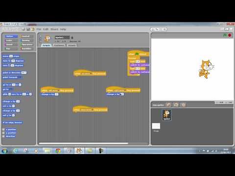 Scratch Using arrow keys to move character