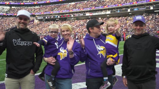 This season, for every field goal the Vikings made, Innovative Office Solutions and Post-it donated to NMDP to save lives and make an impact. This year, we honored 2-year-old Walter who has Hurler Syndrome. Without treatment, it can be life threatening. Thanks to NMDP, Walter continues to grow and thrive following his transplant therapy. | Minnesota Vikings