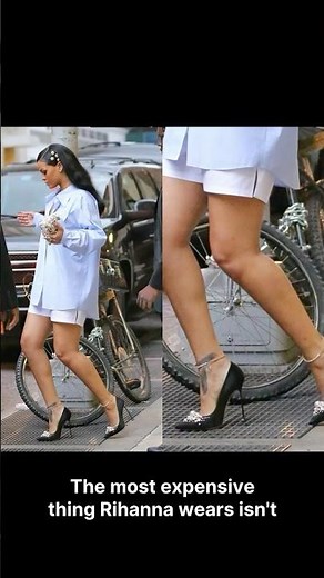 Rihanna is worth $1.4 billion. She keeps showing up in $90 sneakers. That's not lazy. That's power.