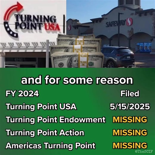 Why is TPUSA sending MILLIONS of DOLLARS to a shopping center parking lot? Allegedly, $1,5 million was sent to a shopping center parking lot. The IRS forms claim the business is located at 110 LLC at the address on location in the video, and there is NO physical 110 LLC business location. A clear picture of what is possibly going on behind the scenes at Turning Point USA and the amount of money being distributed to the people high up in the company illegally is starting to come to light. Charlie