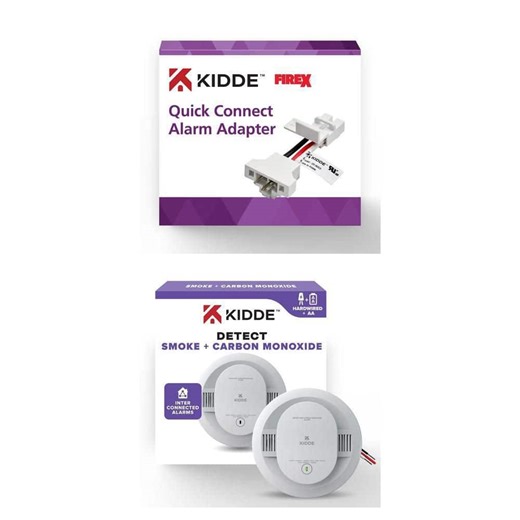 Kidde Quick Connect Wiring Adapter 21032239 and Hardwired Smoke/CO Detector 21031529 Combo - The Home Depot
