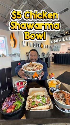 Donny Wilson |📍Detroit. Lifestyle. Foodie. 🎥Filmmaker. Writer. on Instagram: "🎉🥙 GRAND OPENING IN ROSEVILLE! 🥙🎉 📍 31503 Gratiot Ave, Roseville, MI 48066 📅 This Saturday, January 17 — don’t miss it. Middle Eats is officially opening their Roseville location and they’re celebrating the right way — with $5 chicken shawarma bowls 🔥 Tender, flavorful chicken over rice with all the toppings you love… for five bucks. Say less. And that’s just the start. The menu is STACKED: 🥩 Philly cheeseste