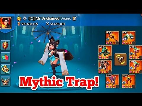 500M Mythic Rally Trap Capping Mixed Rallies! - Lords Mobile