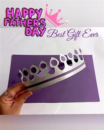 How to make Crown for Father's Day Best Gift for Dad| Easy & Quick Paper Crown Craft #diy #craft
