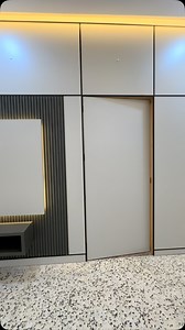 61 reactions | ‏ تم تسليم ديكور شاشة مع باب مخفي من تنفيذ شركة...