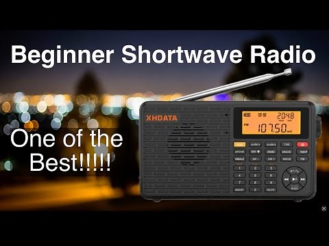 Beginner Shortwave Radio - One of the Best! XHDATA D-109WB