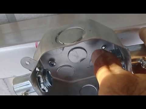 Residential Electrical Installation with 1/2" Thin Wall Galvanized Conduit....