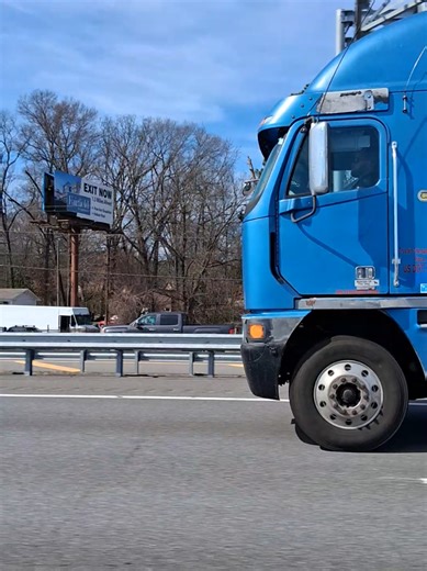 Freightliner cabover on the road. 🚚 #freightliner #trucking