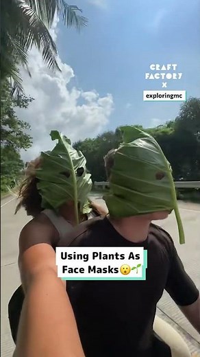 Using Plants As Face Masks 😲🌱