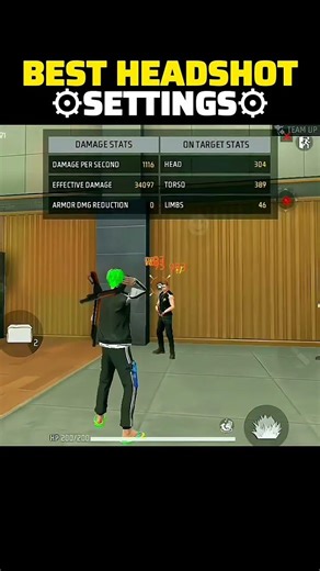 free fire headshot setting 2025 ⚡ best sensitivity settings ⚙️| sensitivity + hud settings free fire
