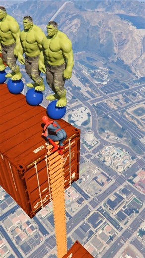 GTA 5 Epic Water Ragdolls Spiderman Jump/Fails Ep 141 #shorts