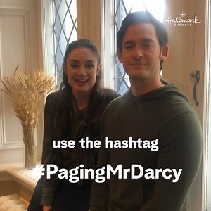 A Jane Austen Conference, a professorship on the line, and a partnership with a Mr. Darcy lookalike. Can all this bring Eloise (Mallory Jansen) and Sam (Will Kemp) together? Find out when Loveuary kicks off on Hallmark Channel on Saturday Feb. 3 with the all new "Paging Mr. Darcy"! | Hallmark Channel