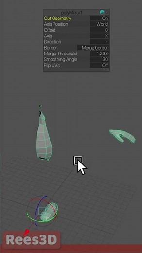 How to Use poly Mirror Tool Correctly #maytutorial #3dmodeling #shorts