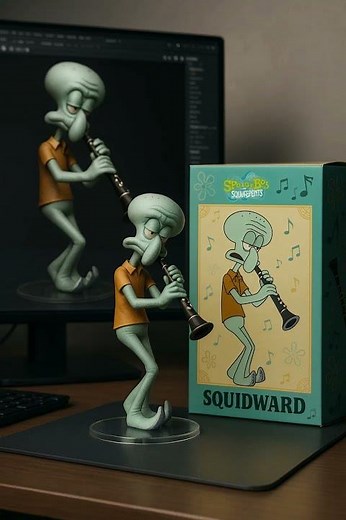 Squidward Clarinet Figure Is ACTUALLY ELEGANT 😭🎵🔥