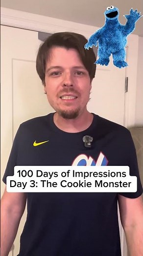 100 Days of Impressions — Day 3: The Cookie Monster #cookiemonster #sesamestreet #impressions