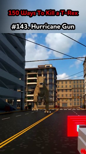 #143 T-Rex vs Hurricane Gun, full length videos on my YouTube channel #teardown #teardowngame #minecraft #pcgaming #nasapc #fyp #fypシ #foryou