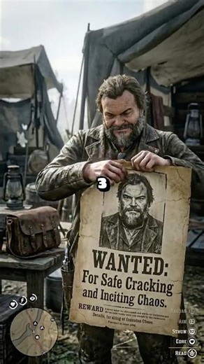 Jack Black in RDR3? #gaming #games