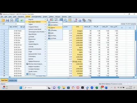 How to analyse Survey/Questionnaire data using SPSS - Research Skills Series Part 2