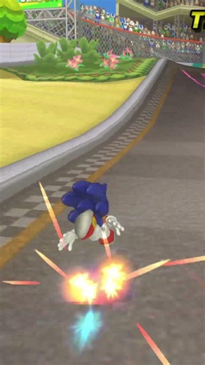 Sonic in Mario Kart Wii #short #gaming #mario