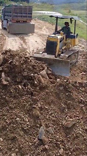 KUMATSU D31P Work With 5TN Dump Truck 3762#shorts
