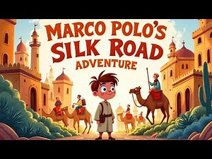 Marco Polo's Silk Road Adventure | Flipbook Biography for Kids | English Learning