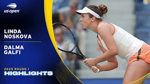Noskova vs. Galfi, Round 1