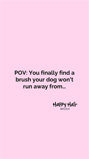 Our brushes aren’t just for human hair, you can use them on your furry friends too. Pair a Happy Hair Brush with our Furrific Pet Shampoo and you’ve got the pawfect combo 🐶 We’re head over paws about what we’ve created, but if you aren’t, just send it back for a full refund. It’s as simple as that, no questions asked. Does your furry friend love grooming day? 👇🏼 #dogsoftheday #dogsofinstagram #instadog #doglife #dogfuriendly #petlife #petstagram #petfriendly #blackfridaysales | Happy Hair Bru