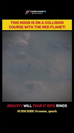 Mars is slowly EATING its own moon! 😱 #space #astronomy #mars #viral #trending